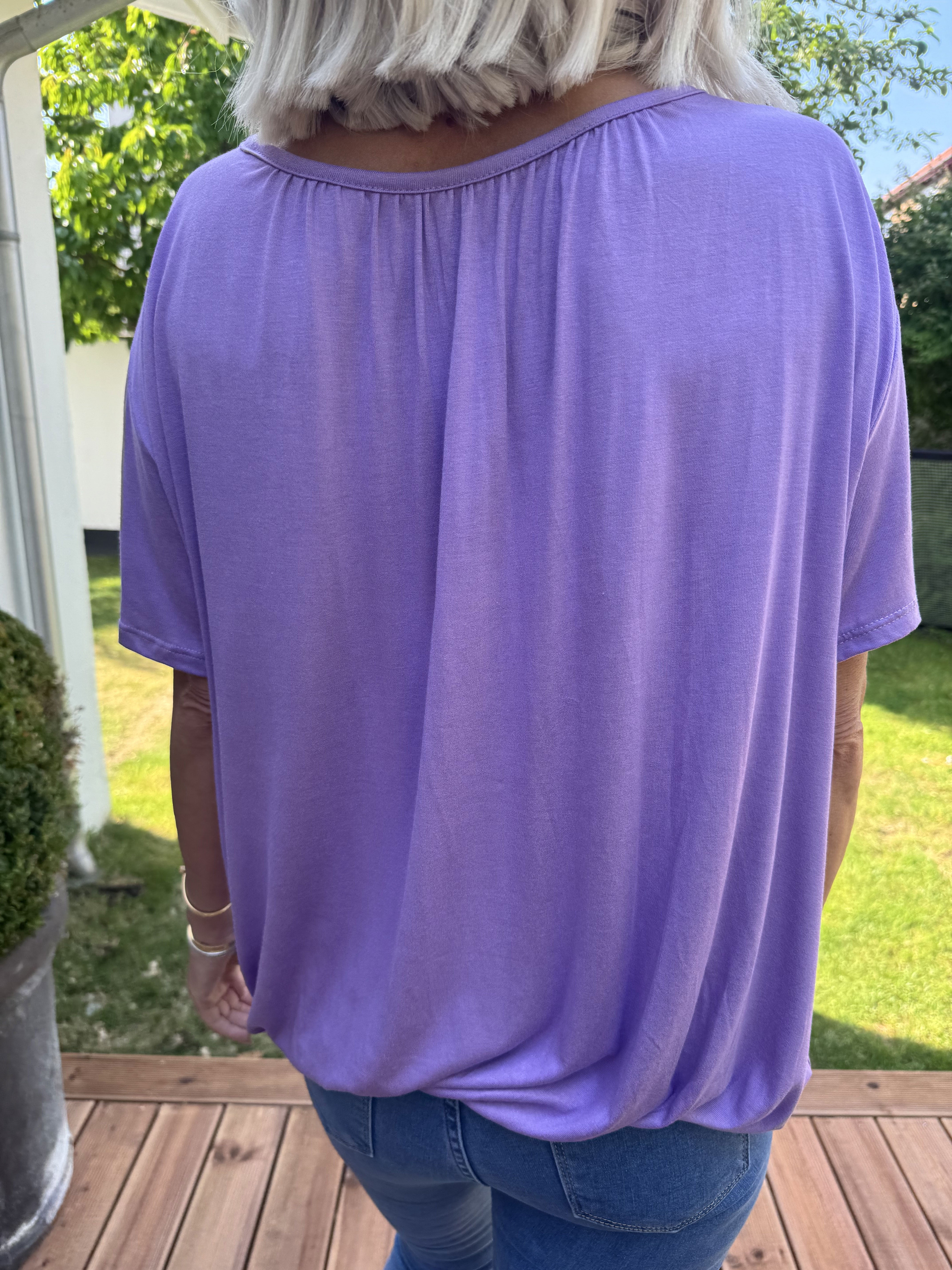 Miracle t-shirt - Basis t-shirt med elastik forneden (bestseller)